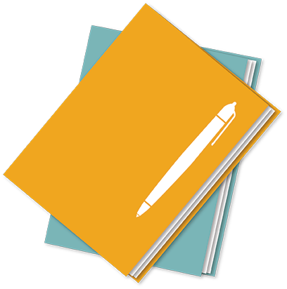Icon of a stack of notebooks