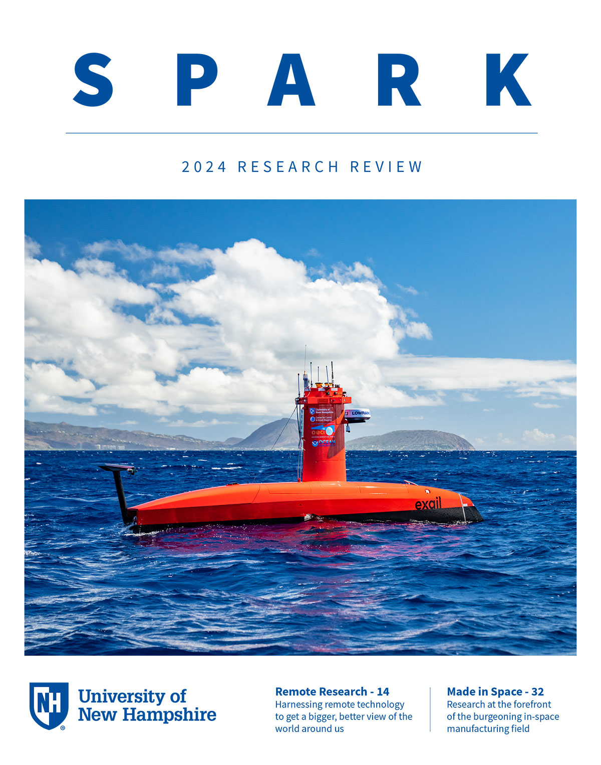 UNH Spark 2024 Research Review Cover